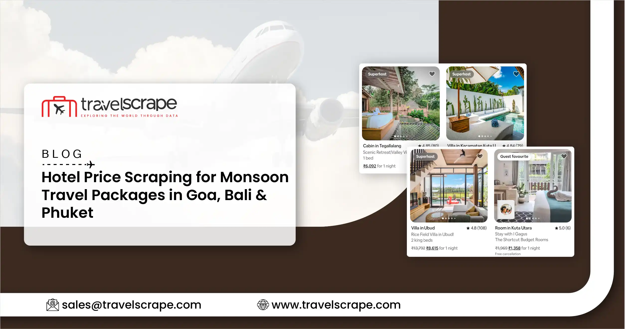 Hotel Price Scraping for Monsoon Travel Packages in Goa, Bali & Phuket-01